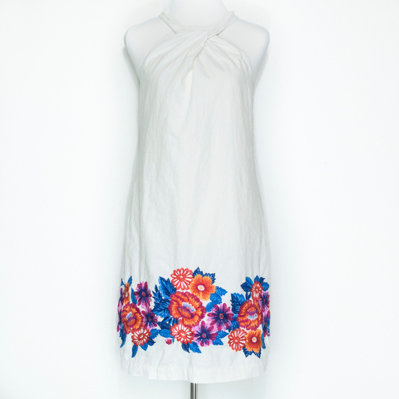 Tommy Bahama Dresses & Skirts - Tommy Bahama White Floral Halter Dress
